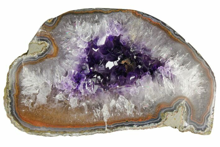 Purple Amethyst Geode - Artigas, Uruguay #151294